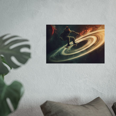 Buy Unique Saturn Skateboard Poster