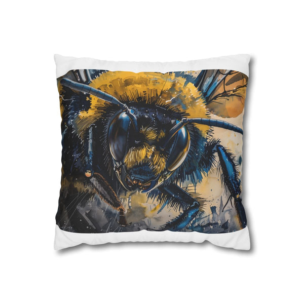 "Buzzing Bumblebee Watercolor Pillowcase"