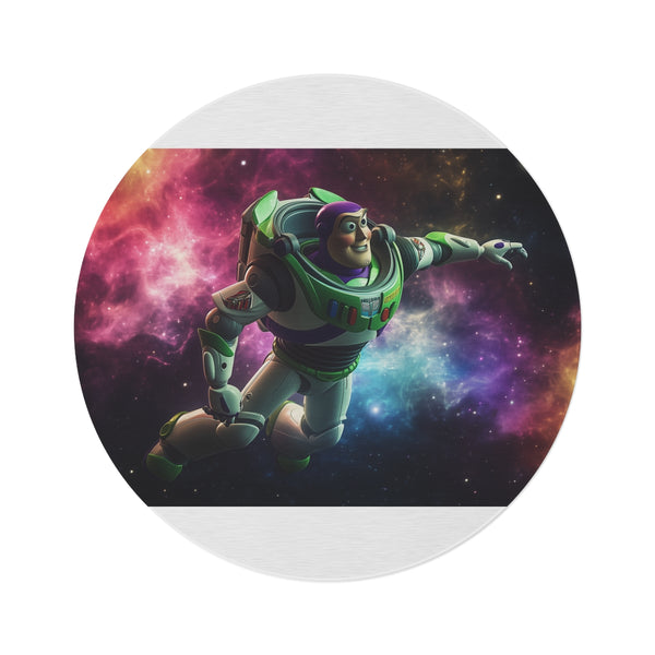 "Buzzworthy Round Rug of Brilliance"