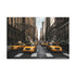 Vibrant New York Cityscape Yellow Cab Canvas Print - Urban Sophistication