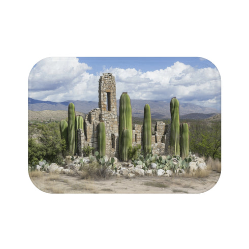 Cactus Shaped Bath Mat Design
