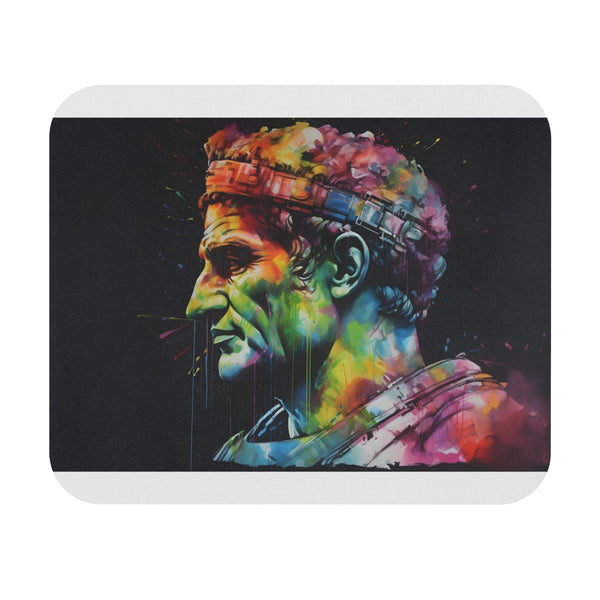 Caesar Neon Watercolor Mouse Pad