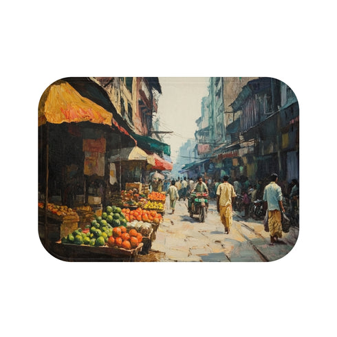 Calcutta West Bengal New Market Mat: Experience the Vibrant City Life!