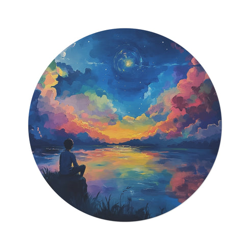 Calming Circle Rug: Uncover Serenity