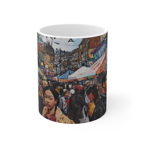 "Camden Market London Mug: Artistic Souvenir"