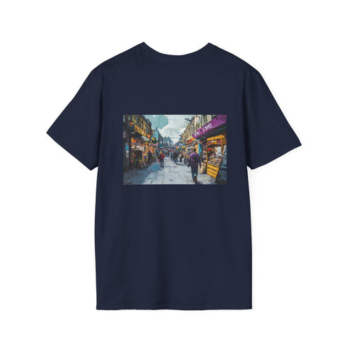 Camden Market London Tee: Vibrant Street Scene