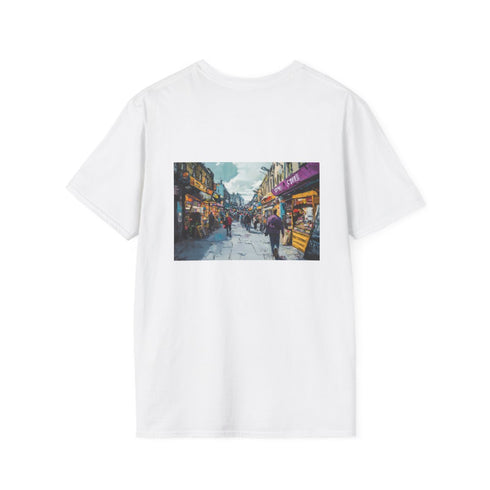 Camden Market London Tee: Vibrant Street Scene