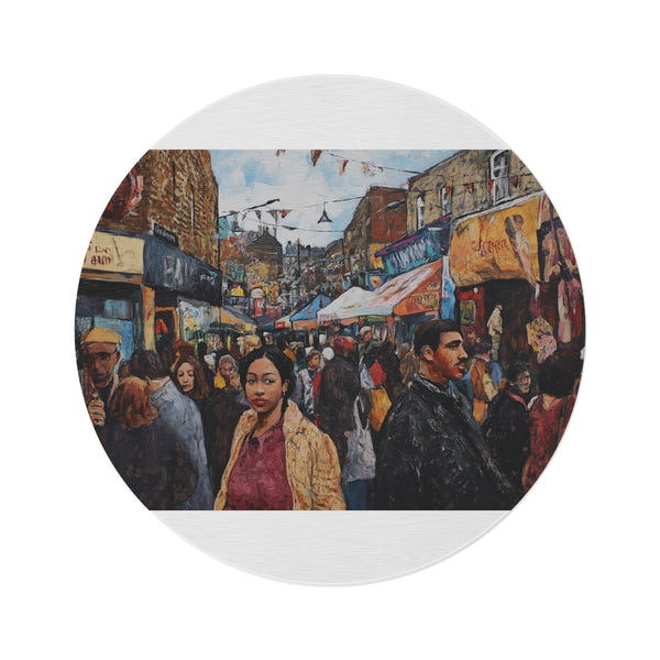 "Camden Market Round Rug Masterpiece"