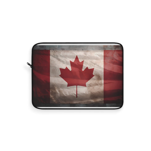"Canada Pride Laptop Sleeve: Safeguard Your Tech in Style!"