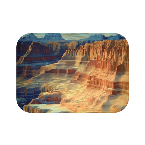 "Canyon Shaped Musical Wave Bathmat"