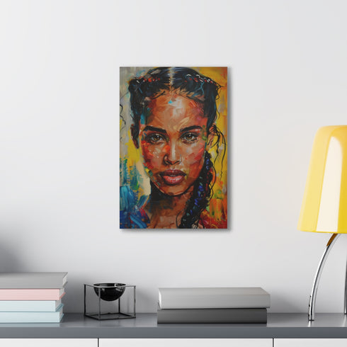 Captivating Alicia Keys Canvas Wall Art Vibrant Colors Intricate Details