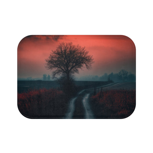 "Capture The Serenity: Fujifilm Dark Sunrise Bath Mat"