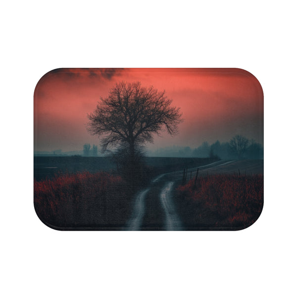 "Capture The Serenity: Fujifilm Dark Sunrise Bath Mat"