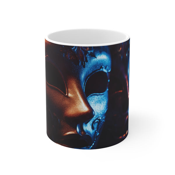 Carnival Mask Coffee Mug Artistry