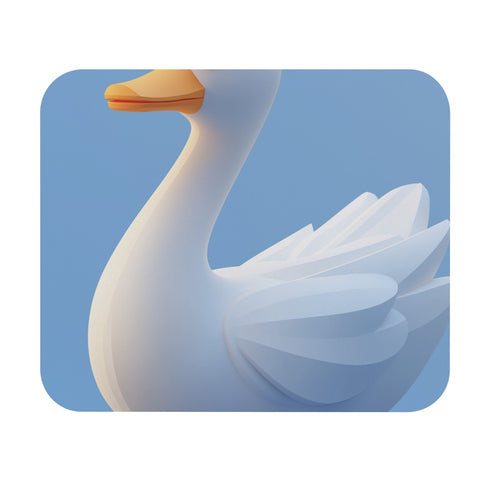 Cartoon Profile Mouse Pad Playful Minimalistic Design