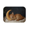 Cat Crescent Moon Bath Mat