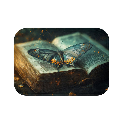 Celestial Moth Inspired Bath Mat