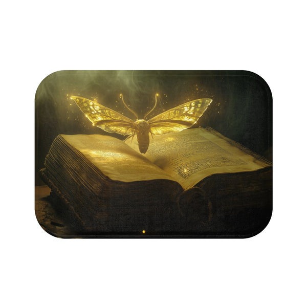 Celestial Moth Inspired Bathroom Mat