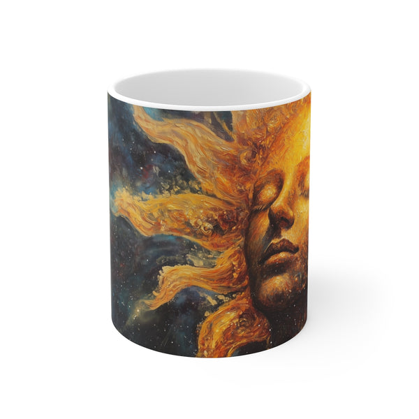 Celestial Sun God Nebulae Mug