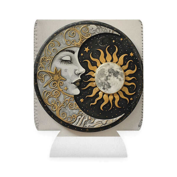 Celestial-themed Mandala Can Cooler