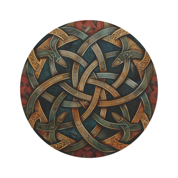 "Celtic Charm Round Rug"