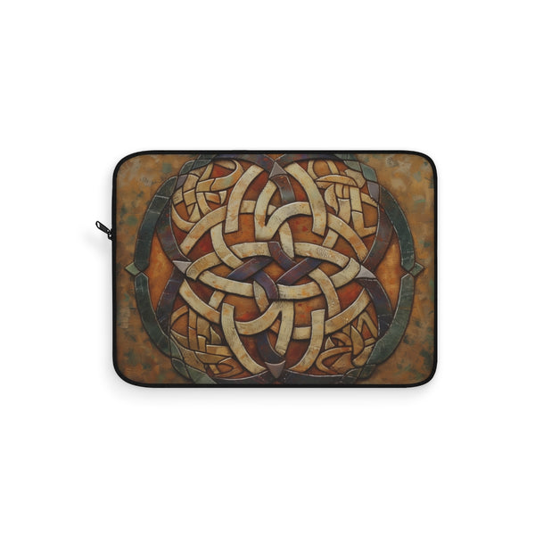"Celtic Knot Laptop Sleeve: Stylish Protection"