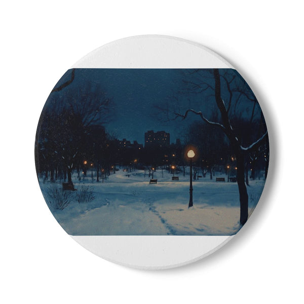 "Central Park Snow Night Coaster"