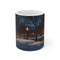 Central Park Snow Night Mug