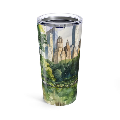 Central Park Watercolor Drinking Bottle