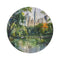 Central Park Watercolor Round Rug