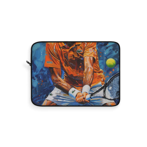 "Champion Djokovic Laptop Sleeve: Masterful"