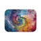"Chaos Burst Bath Mat: Vibrant Swirls of Color for a Kaleidoscopic Experience"