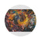 "Chaos Swirl Round Rug"