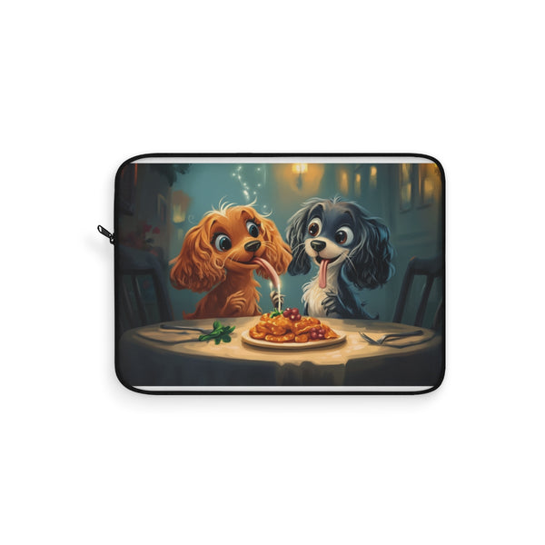 "Charming Lady and the Tramp Laptop Sleeve"