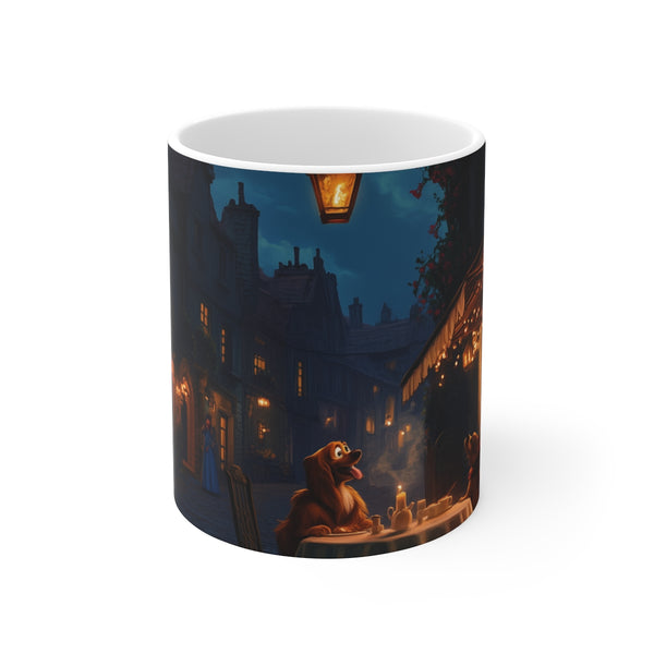 "Charming Lady and the Tramp" mug