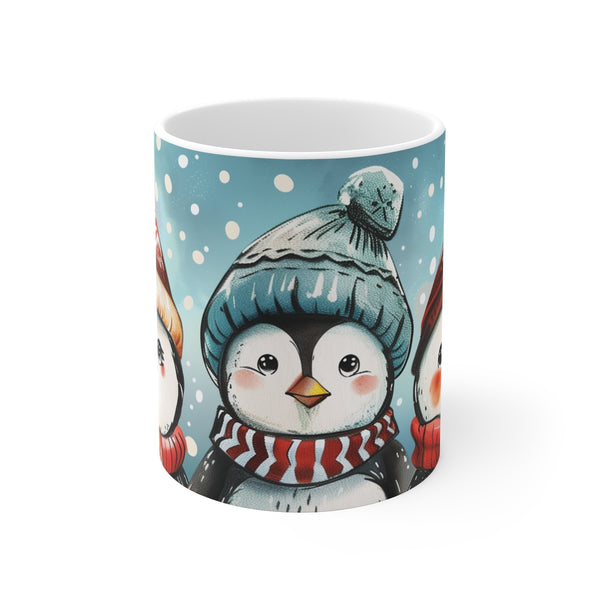 "Charming Penguin Winter Mug"