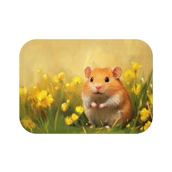 "Charming Syrian Hamster Bath Mat"