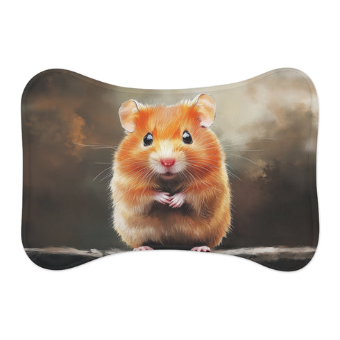 "Cheerful Syrian Hamster Painting Mat"
