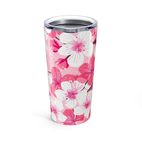 Cherry Blossom Beauty: Seamless Bottle