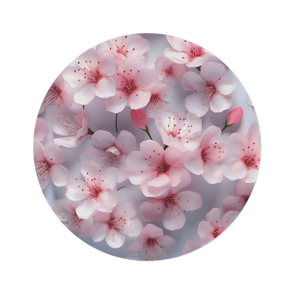 "Cherry Blossom Dream Circle Rug"