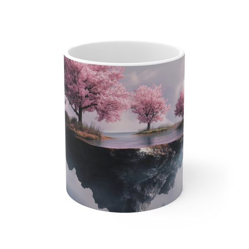 Cherry Blossom Floating Island Mug