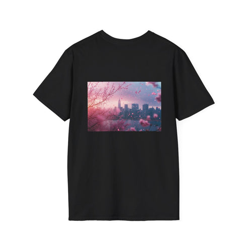 Cherry Blossoms City Skyline T-Shirt