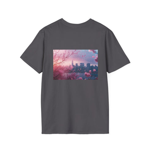 Cherry Blossoms City Skyline T-Shirt