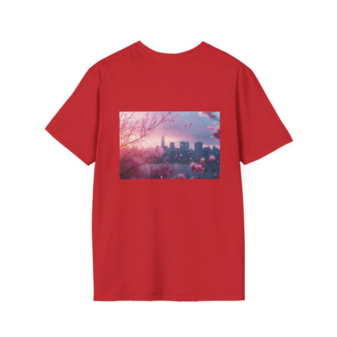 Cherry Blossoms City Skyline T-Shirt
