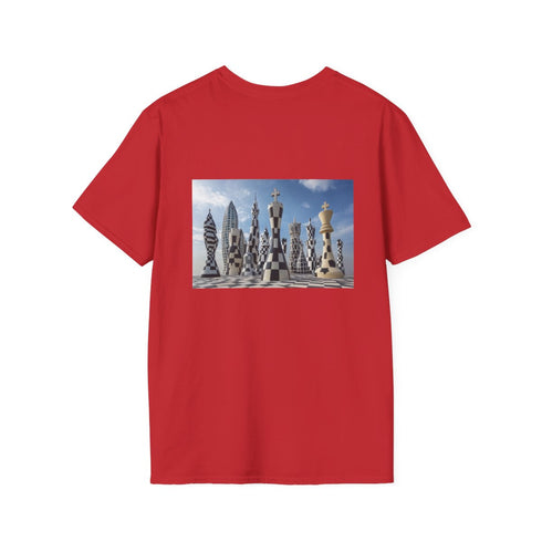 Chess Piece Skyscraper Graphic Tee