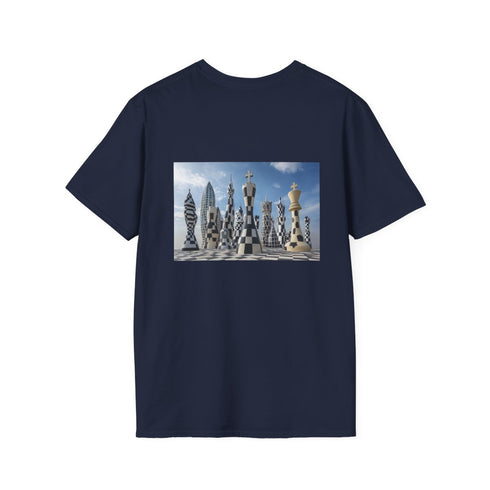 Chess Piece Skyscraper Graphic Tee