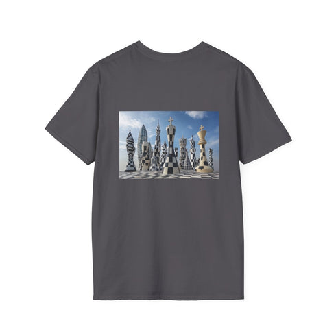 Chess Piece Skyscraper Graphic Tee