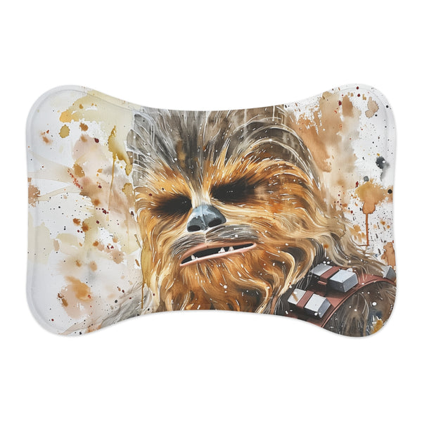 "Chewbacca Watercolor Pet Mat: Cozy & Stylish Comfort"