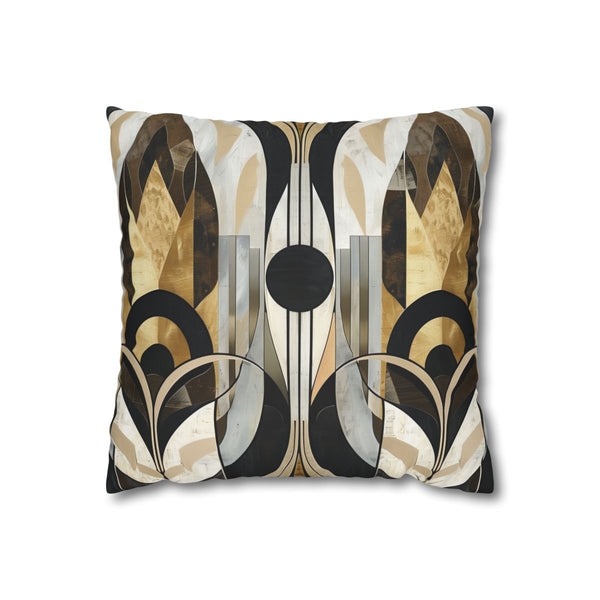 "Chic Abstract Art Deco Pillowcase"