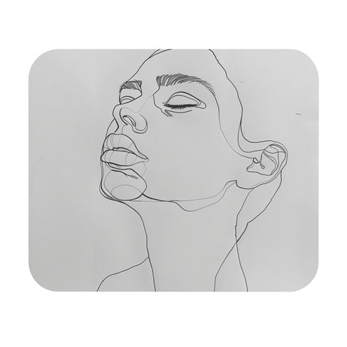 Chic and Modern Face Mousepad